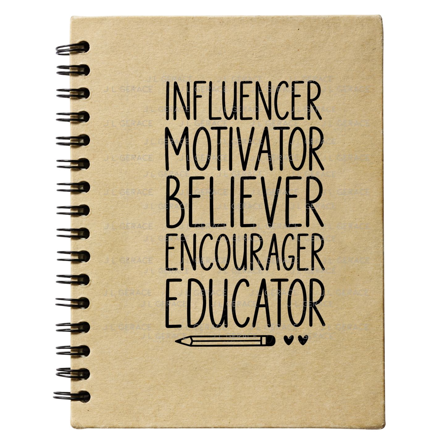 Influencer Motivator Believer Educator Teacher PNG (2 Colors)