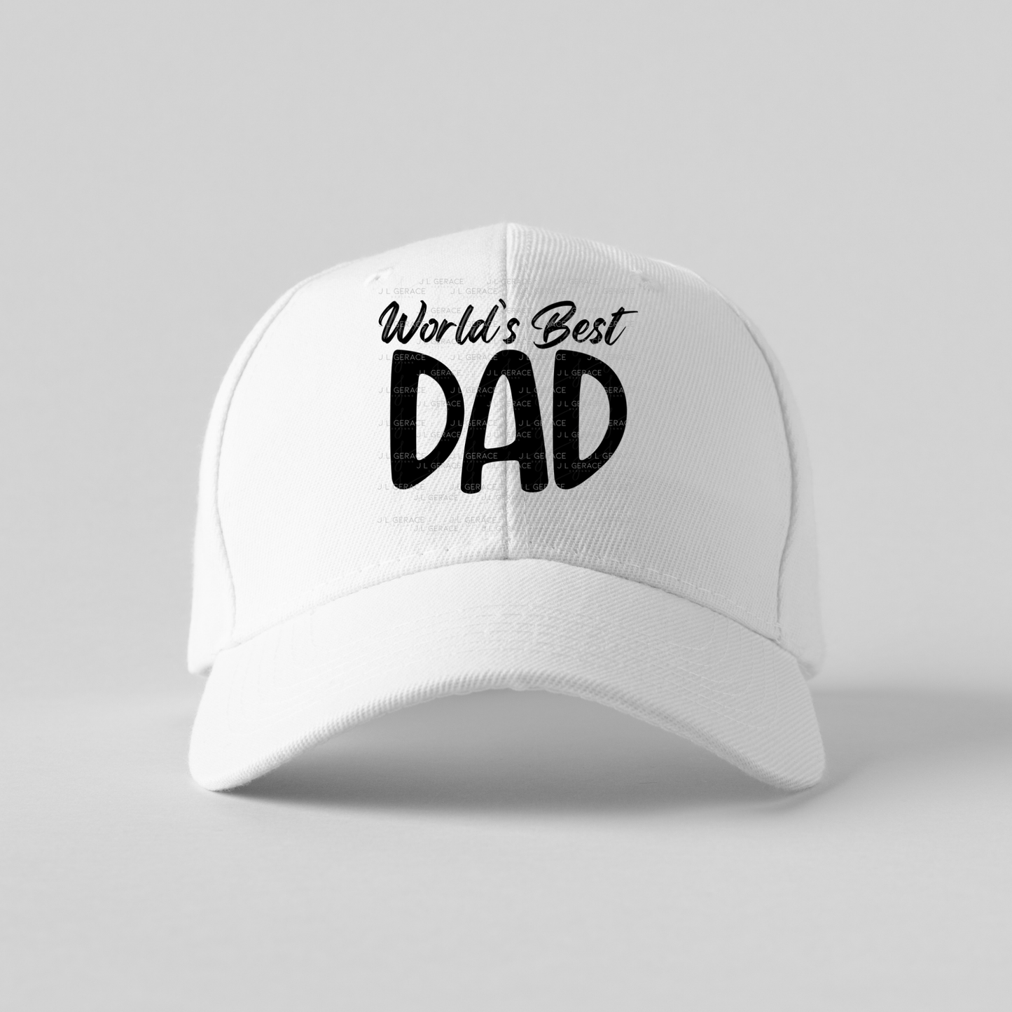 World’s Best Dad PNG – Black Typography Design for Father’s Day
