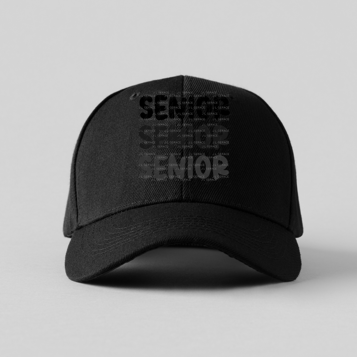 Senior PNG – Bold Black Graduation Lettering Design