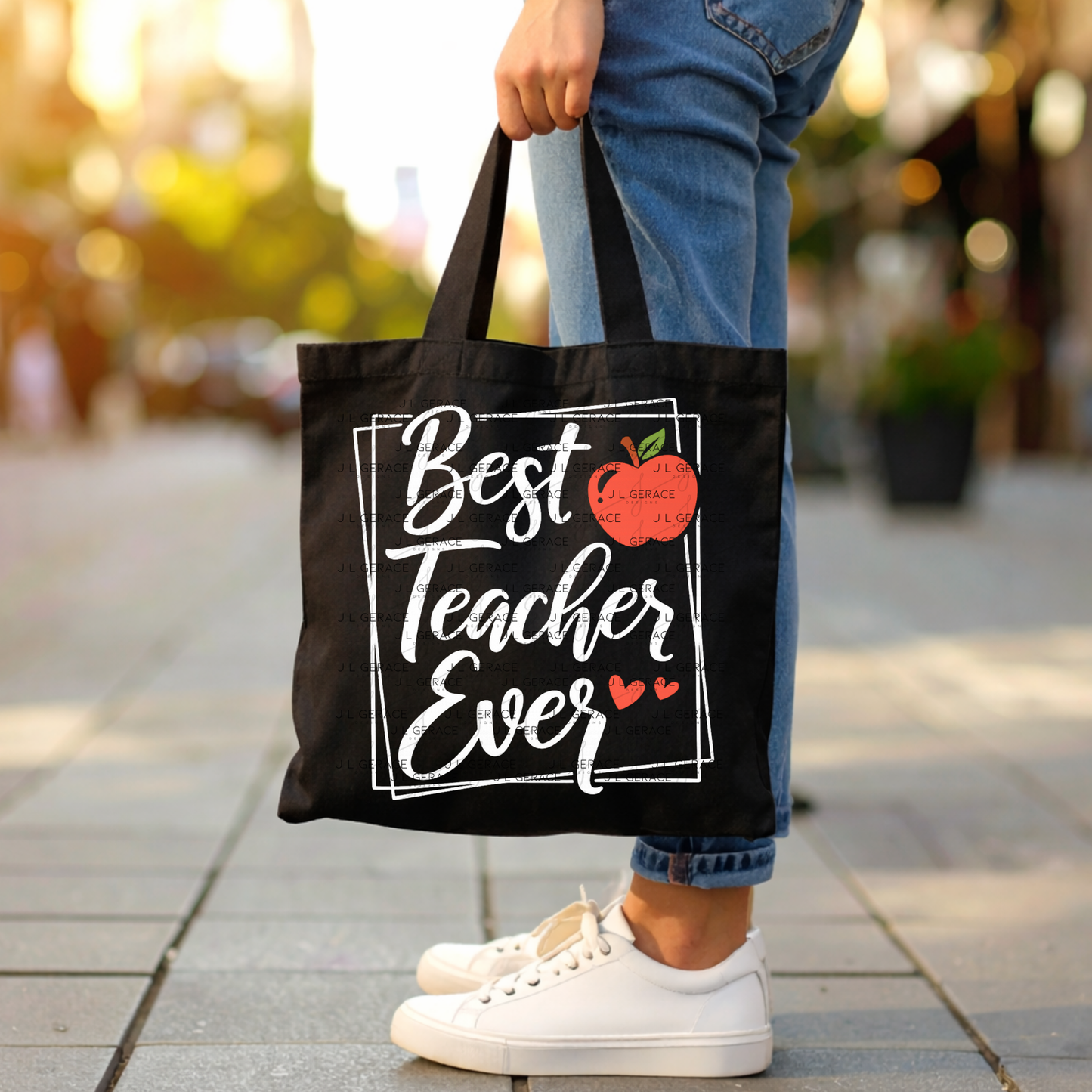Best Teacher Ever Apple PNG (2 Colors)