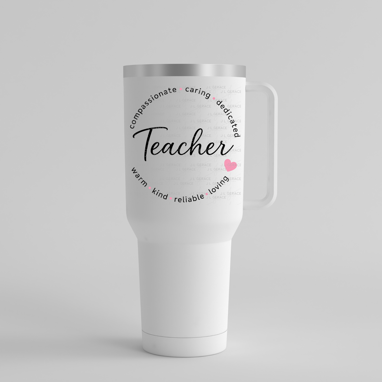 Compassionate Caring Dedicated Teacher PNG Bundle (2 Colors)