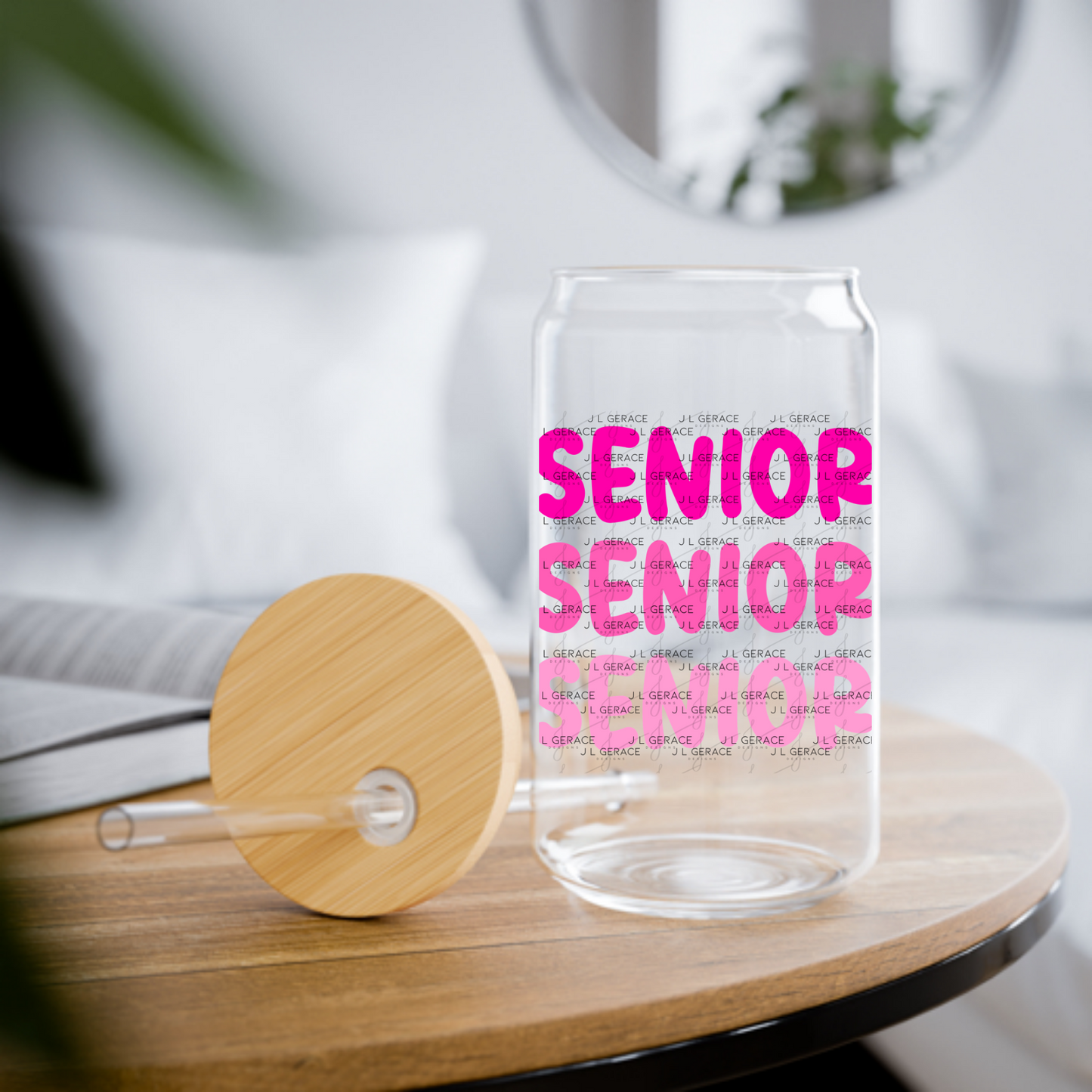 Senior PNG – Pink Ombre Graduation Design for Class of 2026