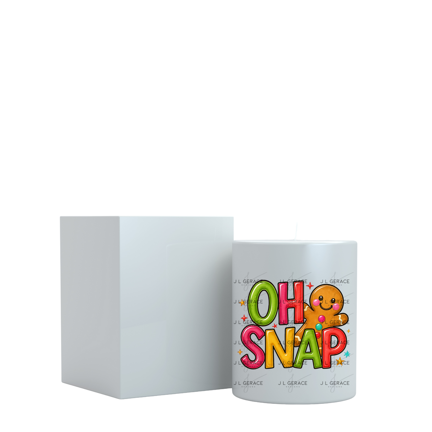 Oh Snap Gingerbread Man PNG – Cute Christmas Cookie Clipart