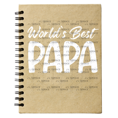 World’s Best Papa PNG – Minimalist Typography Quote Design