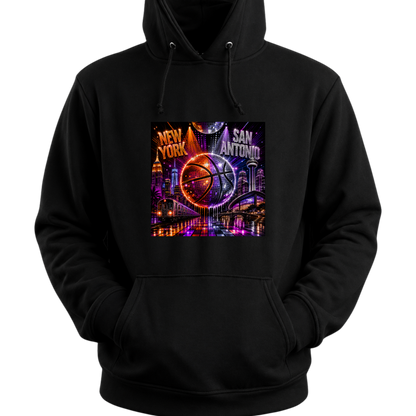 Disco New York vs San Antonio Basketball PNG Design
