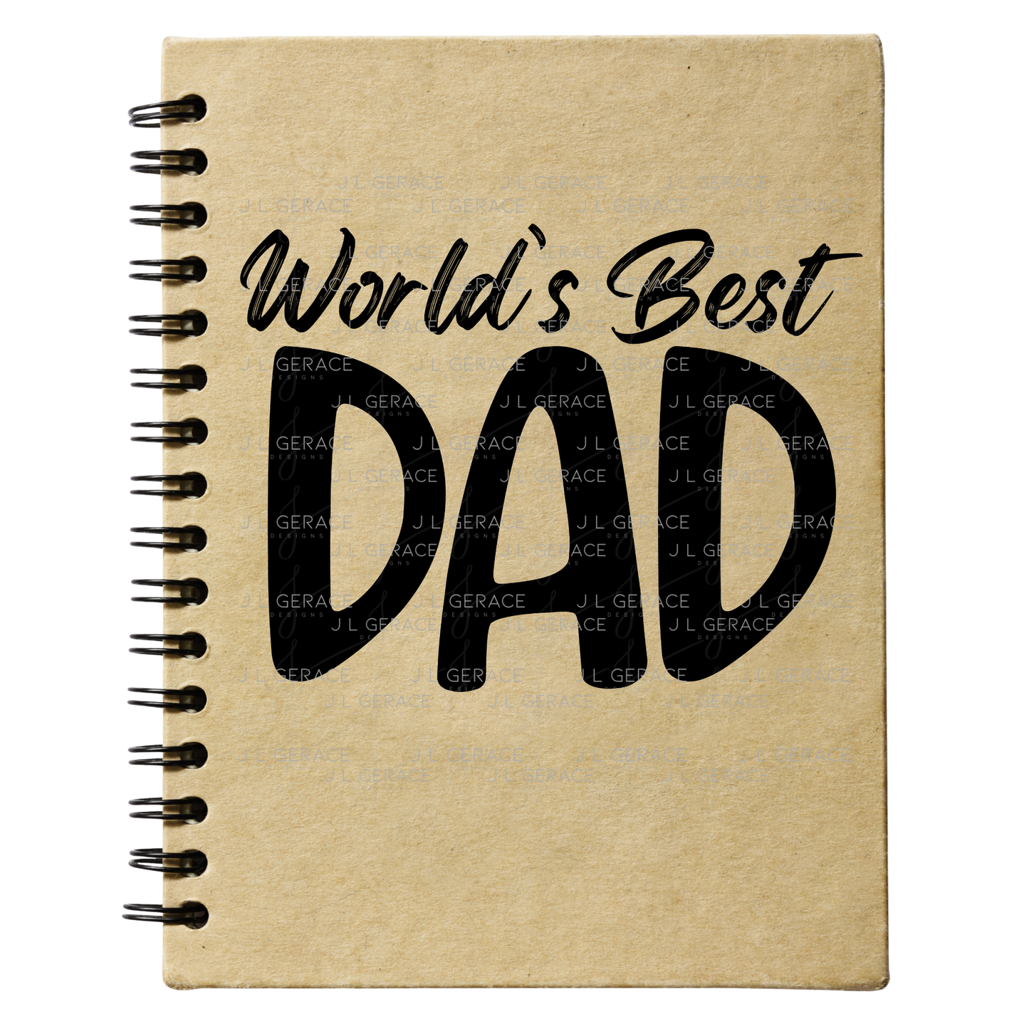 World’s Best Dad PNG – Black Typography Design for Father’s Day