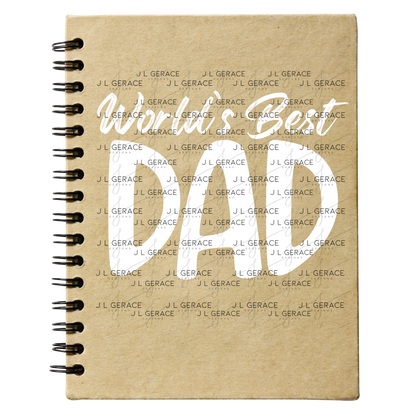 World’s Best Dad PNG – White Minimalist Typography Design for Father’s Day