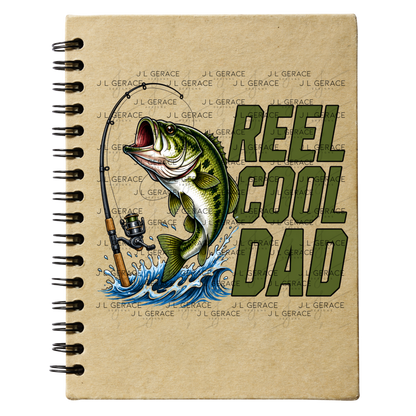 Reel Cool Dad PNG – Bass Fishing Sublimation Design