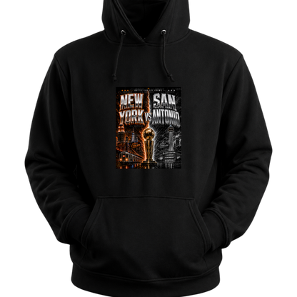 Chrome New York vs San Antonio Basketball Finals PNG Design