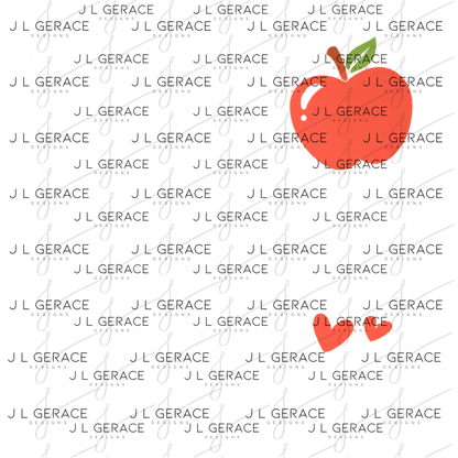 Best Teacher Ever Apple PNG (2 Colors)