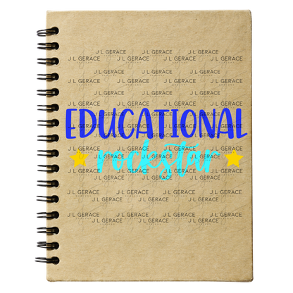 Educational Rockstar Teacher - Blue And Teal PNG Digital Download