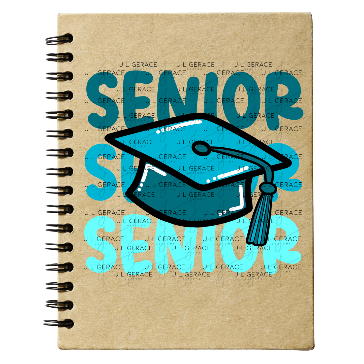 Senior PNG – Teal Graduation Cap Senior Design