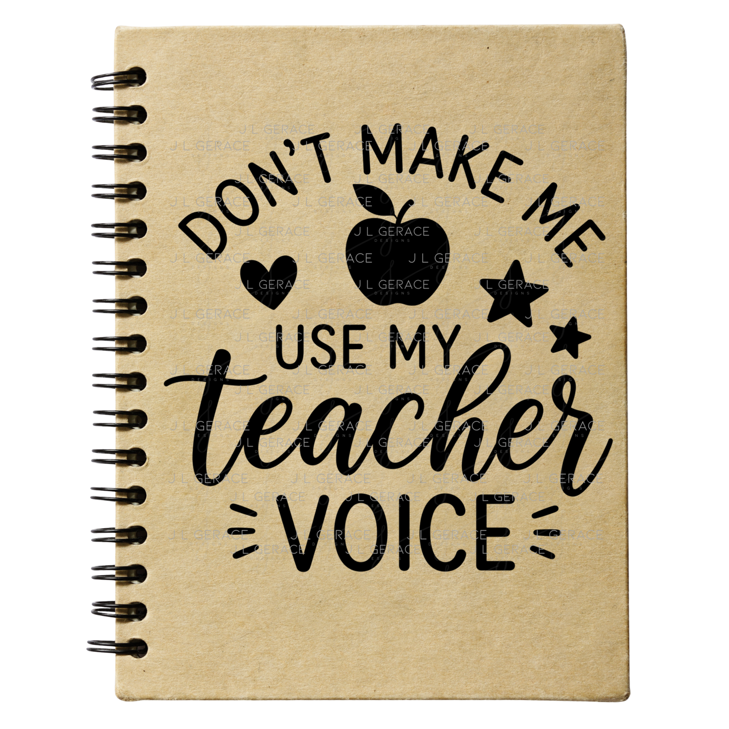 Don't Make Me Use My Teacher Voice PNG (2 Colors)