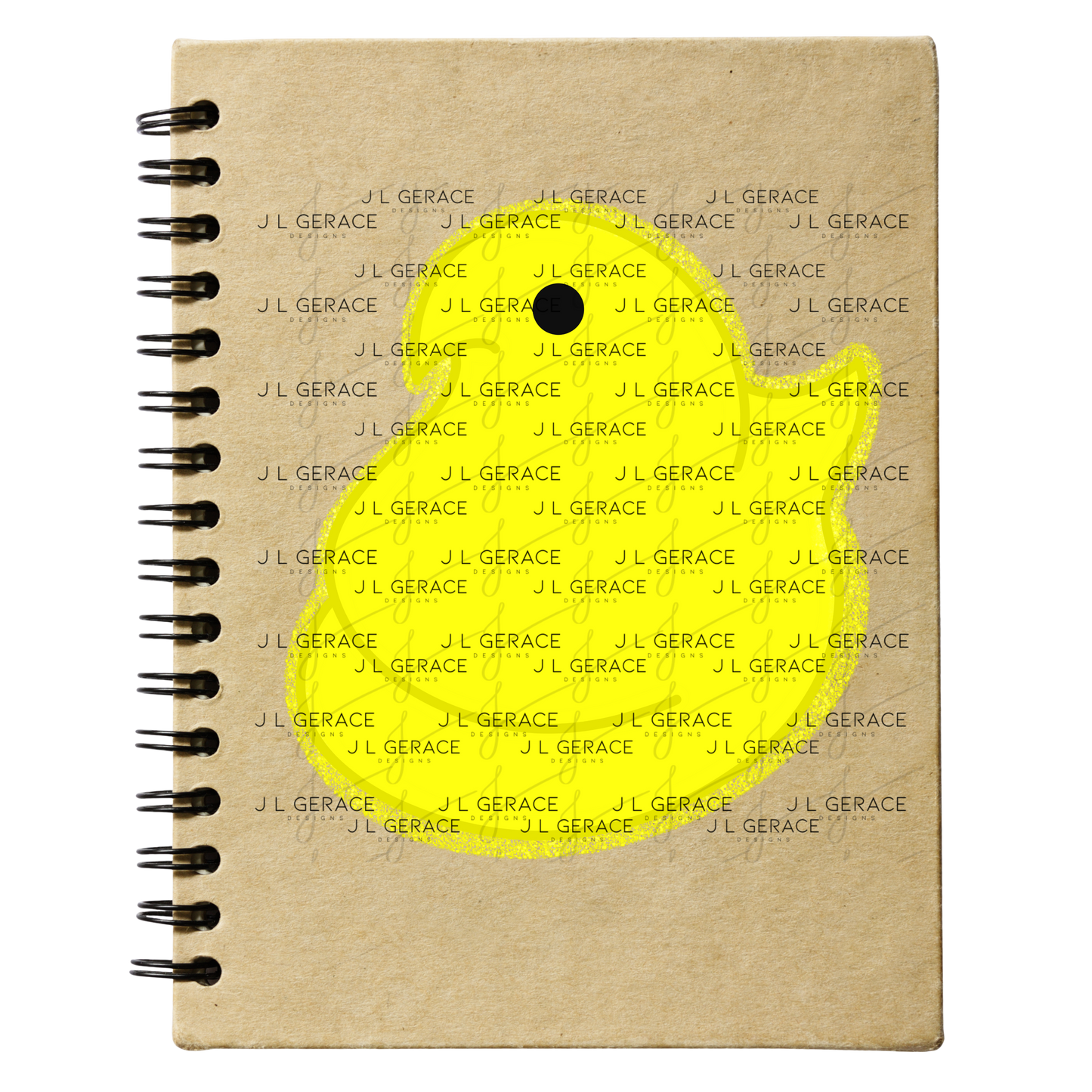 Yellow Glitter Easter Peep Chick Clipart Sublimation PNG