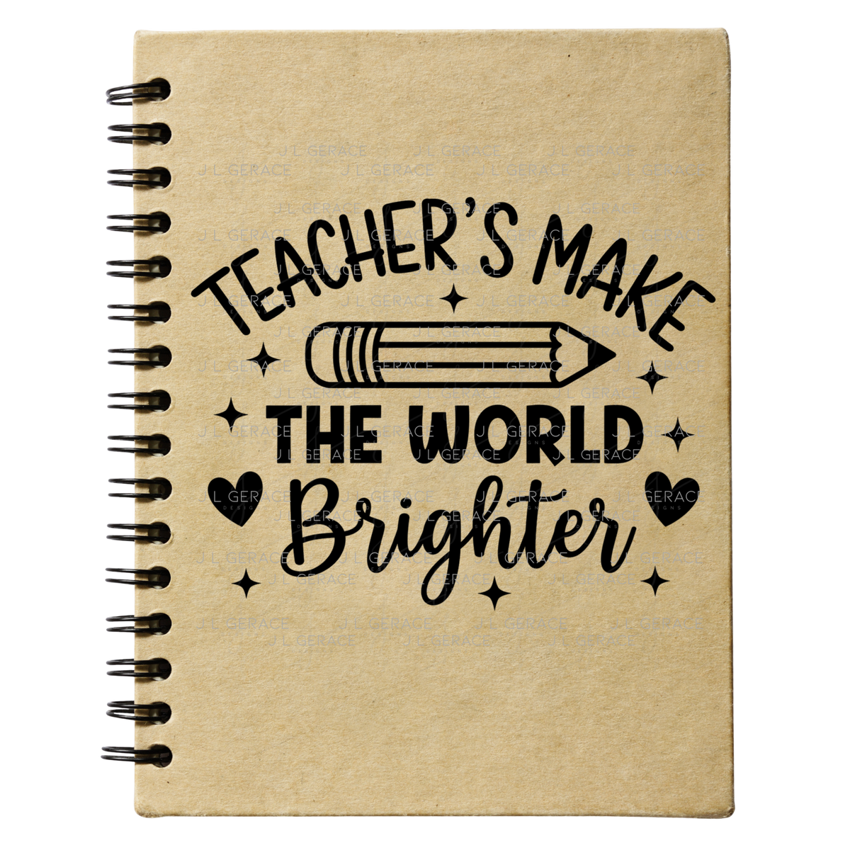 Teacher's Make The World Brighter PNG (2 Colors)