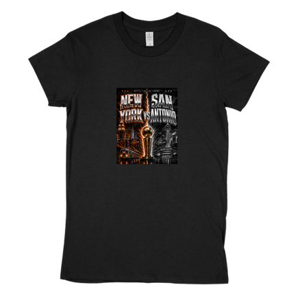 Chrome New York vs San Antonio Basketball Finals PNG Design