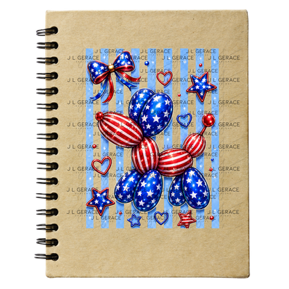 Patriotic Balloon Dog PNG