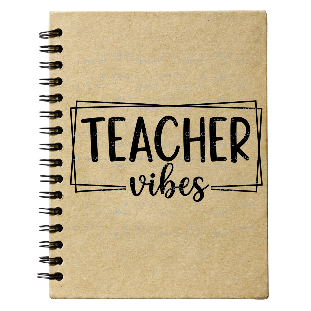 Teacher Vibes PNG (2 Colors)