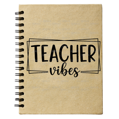 Teacher Vibes PNG (2 Colors)