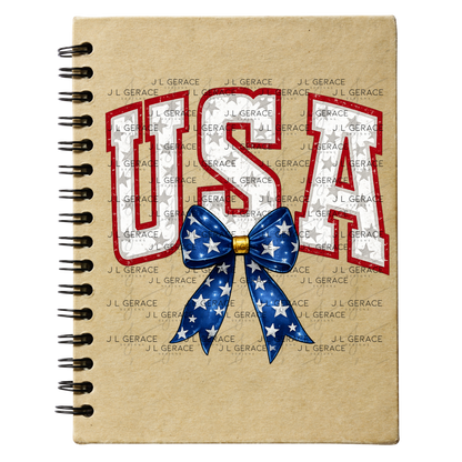 USA Bow Patriotic PNG Design