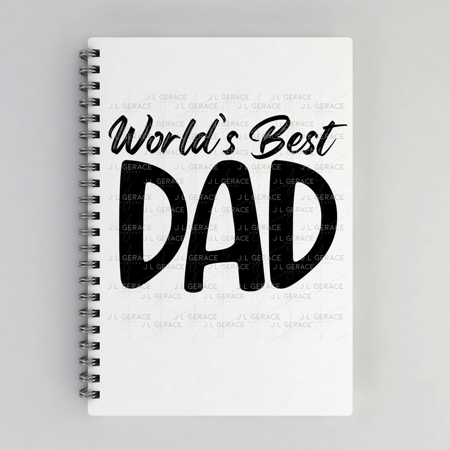 World’s Best Dad PNG – Black Typography Design for Father’s Day