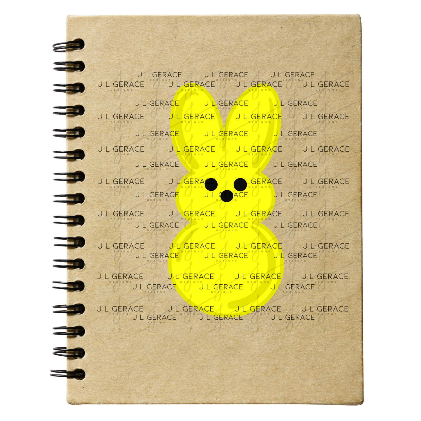 Yellow Bunny Peep Easter Clipart Sublimation PNG