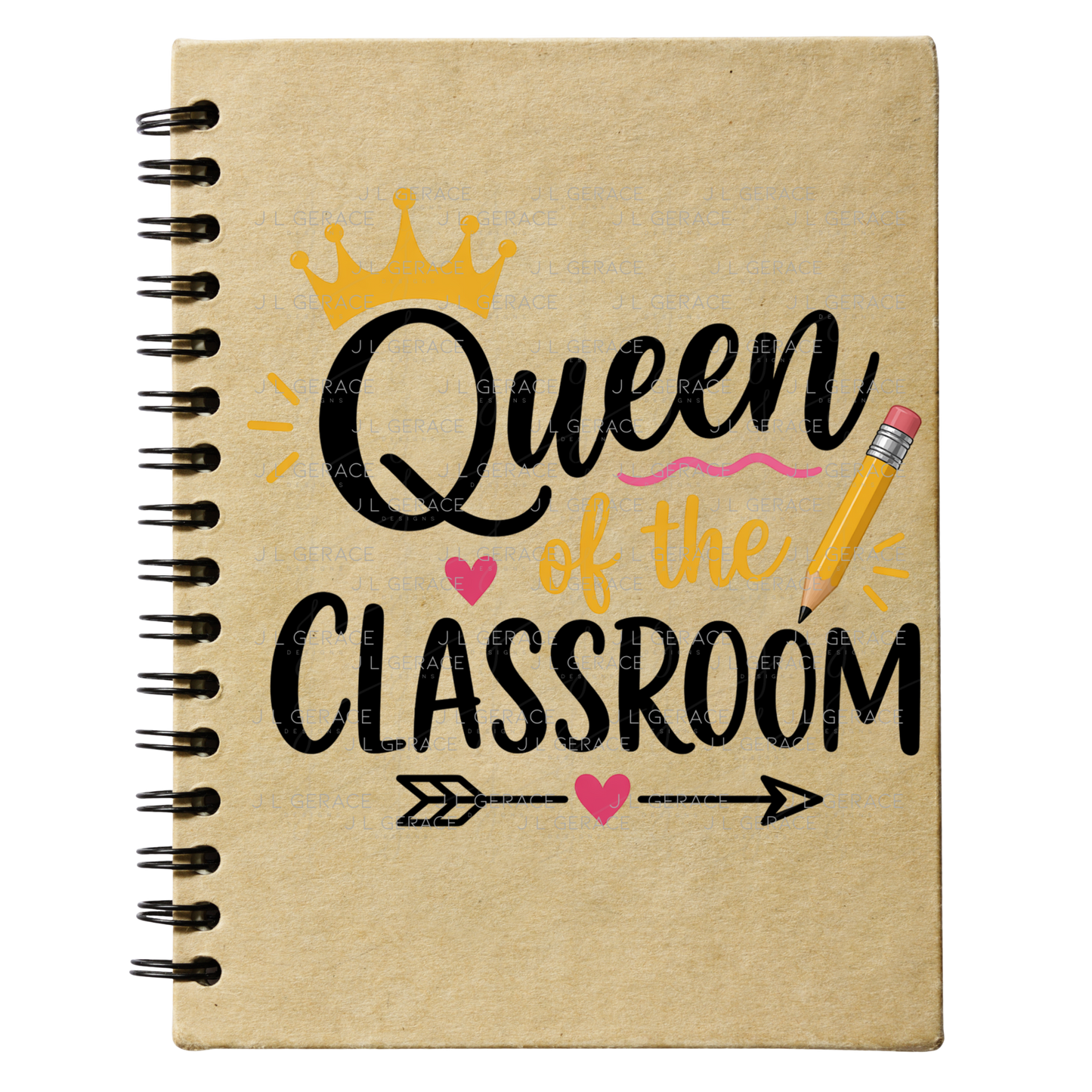 Queen of the Classroom Teacher PNG (2 Colors)
