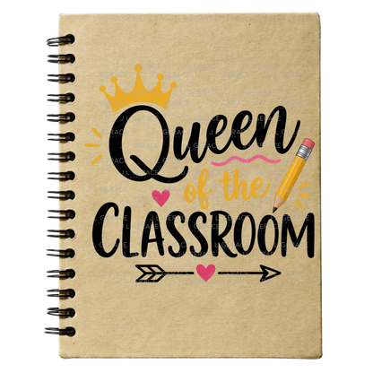 Queen of the Classroom Teacher PNG (2 Colors)
