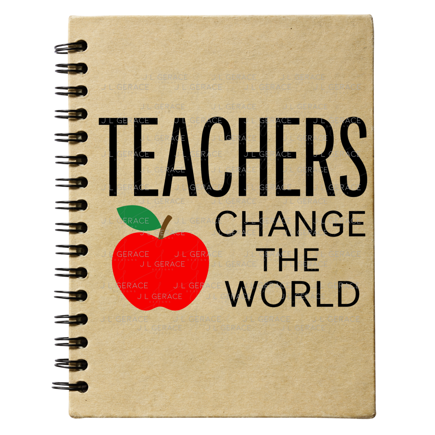 Teachers Change The World Apple PNG Digital Download