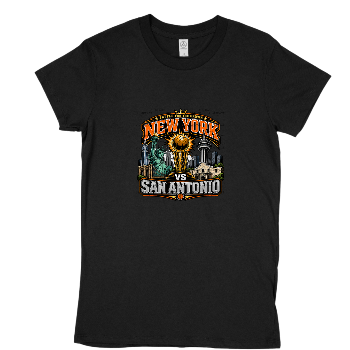 New York vs San Antonio Basketball Trophy PNG Design