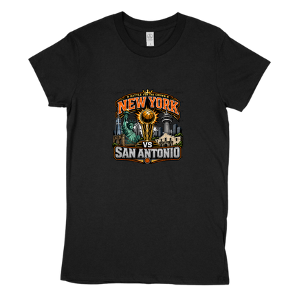 New York vs San Antonio Basketball Trophy PNG Design