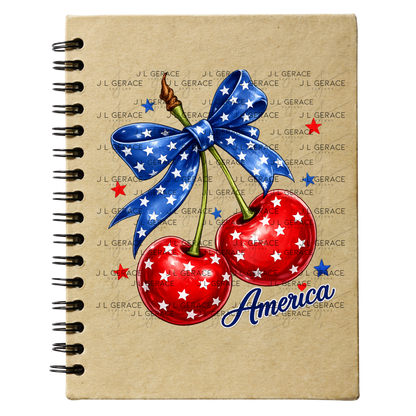 America Cherries Star Bow PNG