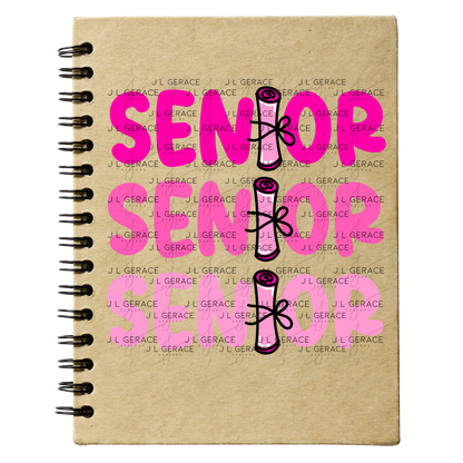 Senior PNG – Pink Diploma Graduation Lettering Design