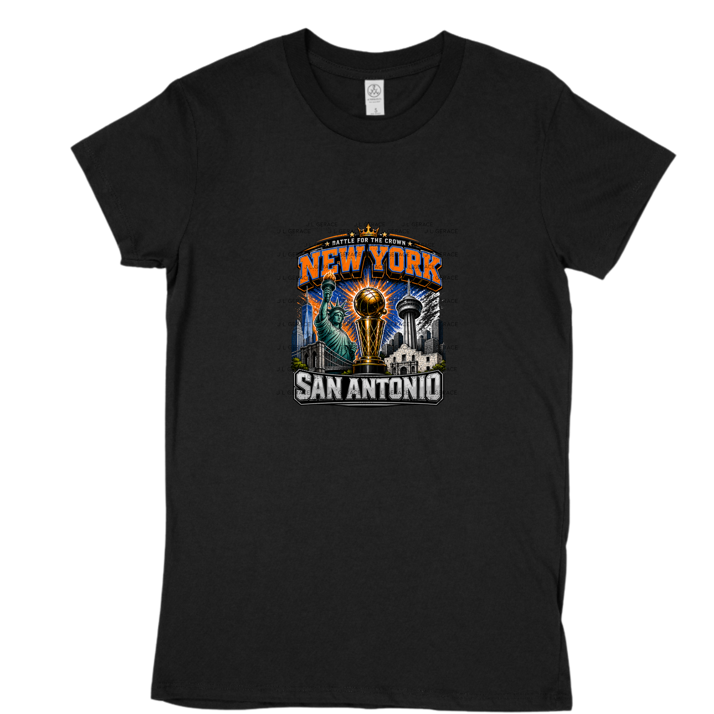 New York San Antonio Championship Trophy Basketball PNG Design