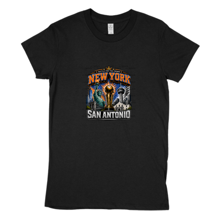 New York San Antonio Championship Trophy Basketball PNG Design