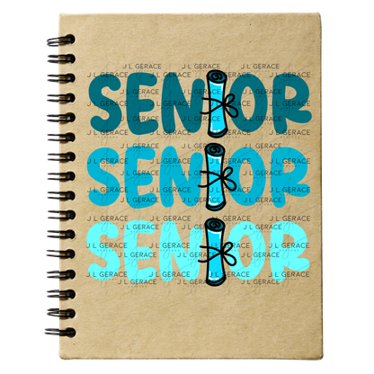 Senior PNG – Teal Diploma Graduation Lettering Design
