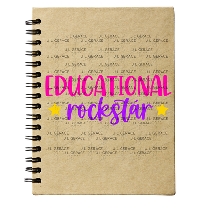 Educational Rockstar Teacher - Pink And Purple PNG Bundle Digital Download