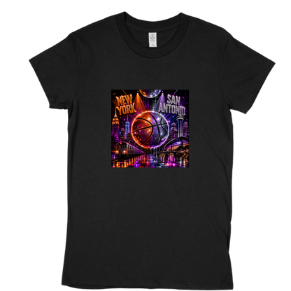 Disco New York vs San Antonio Basketball PNG Design