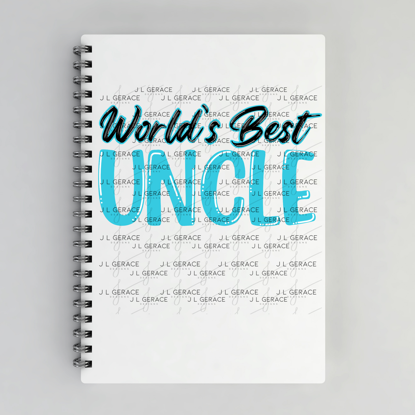 Worlds Best Uncle PNG – Teal Glossy Typography Sublimation Design