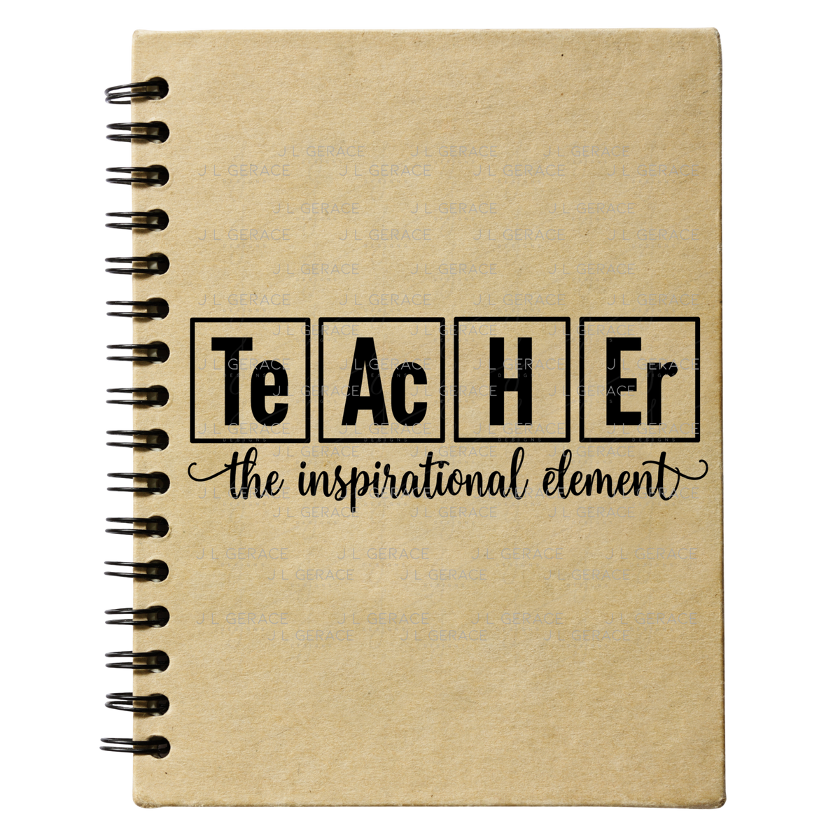 Teacher The Inspirational Element PNG (2 Colors)