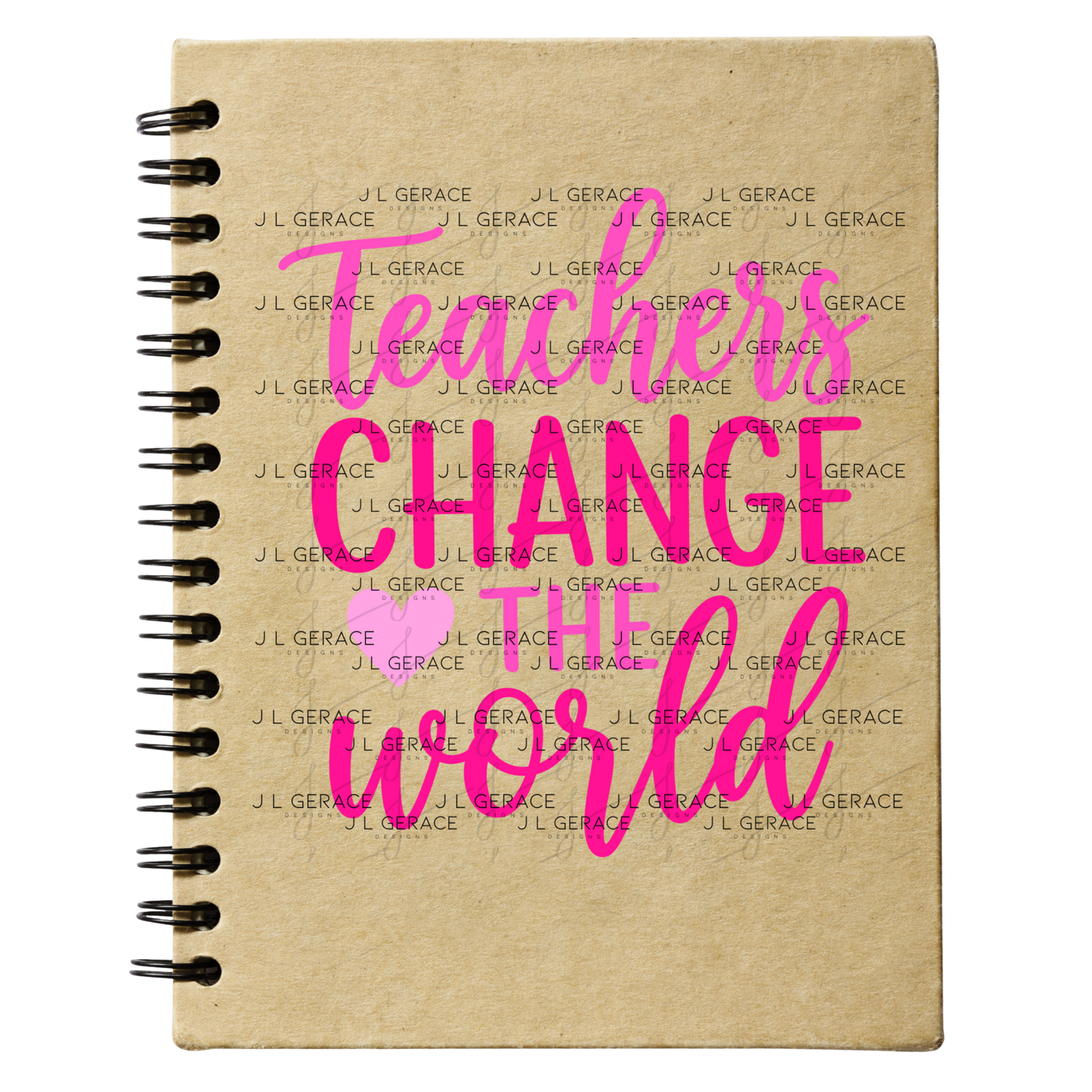 Teachers Change The World - Pink PNG Digital Download