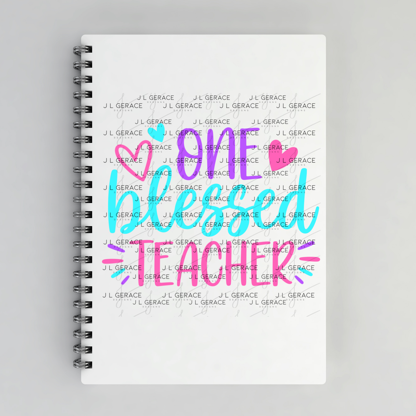 One Blessed Teacher Color PNG