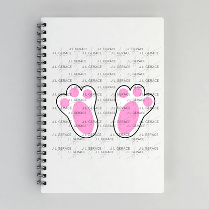 Easter Bunny Feet Black Outline PNG