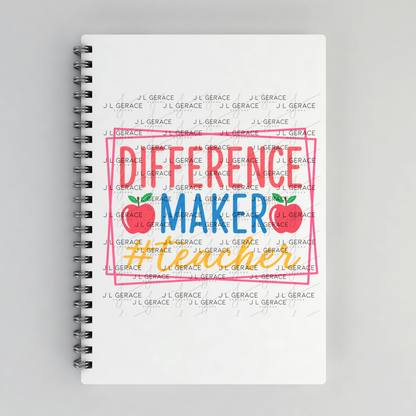 Difference Maker Teacher PNG Digital Download