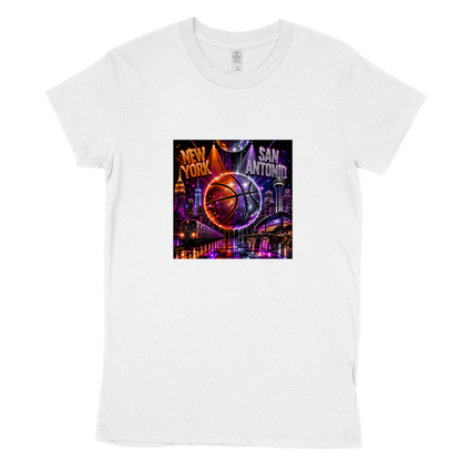 Disco New York vs San Antonio Basketball PNG Design