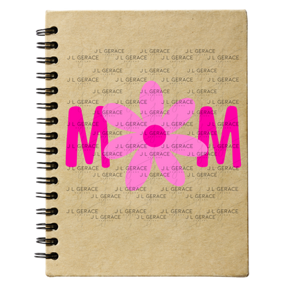 Mom Daisy Floral Pink Gradient PNG Design