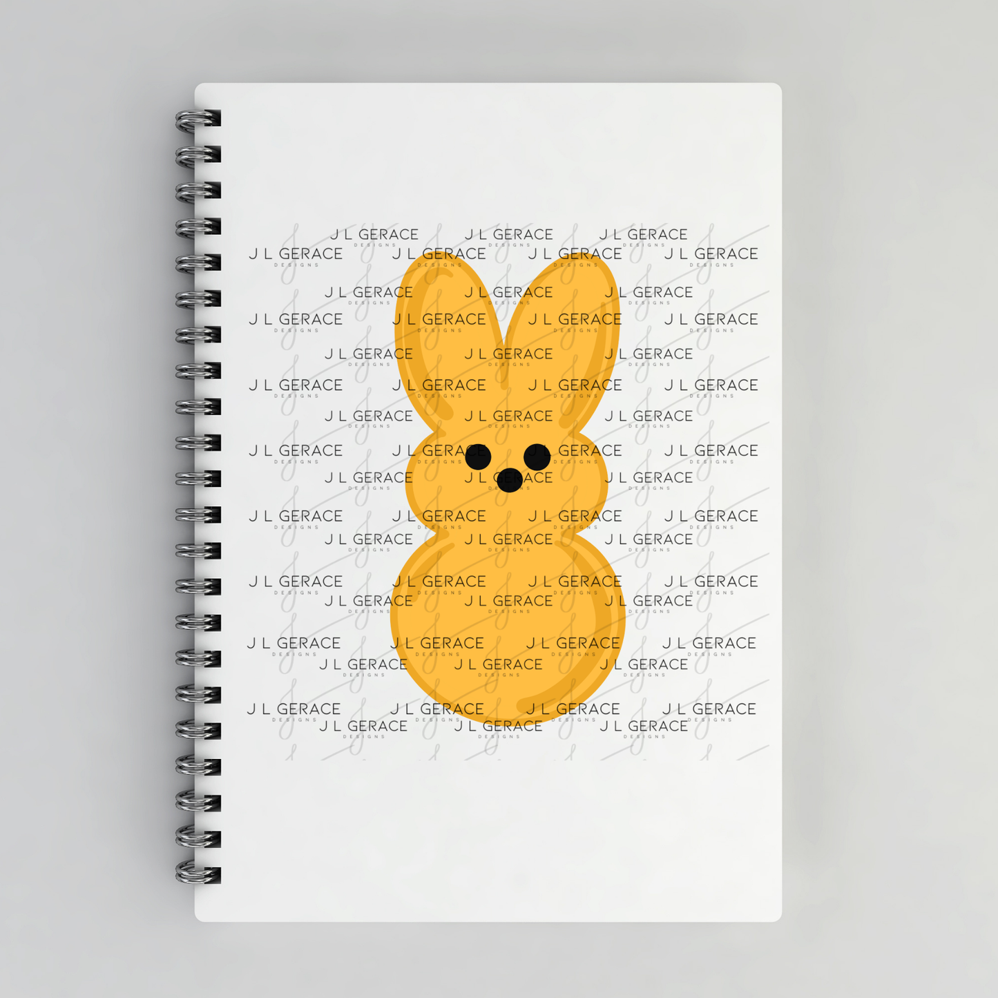 Orange Bunny Peep Easter Clipart Sublimation PNG