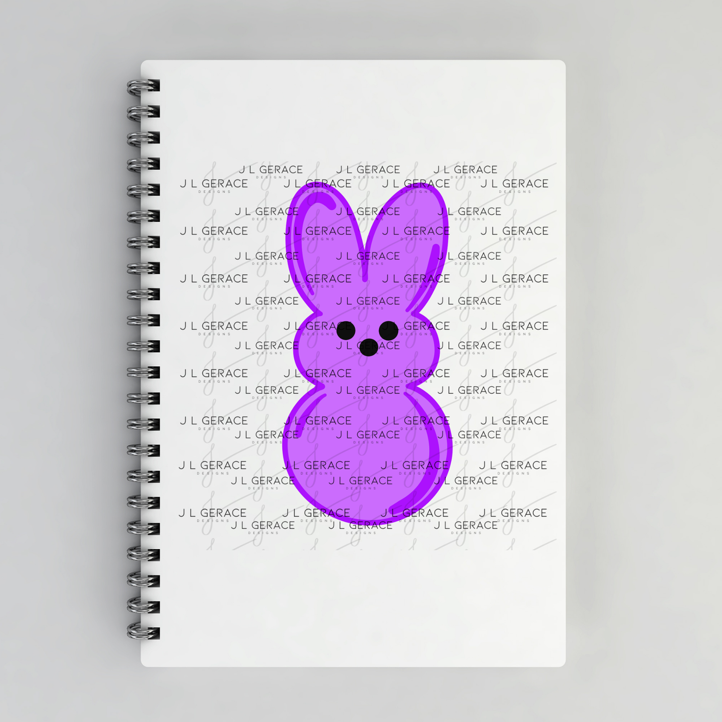 Purple Bunny Peep Easter Clipart Sublimation PNG