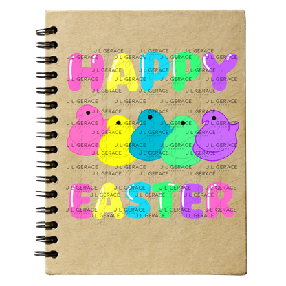 Happy Easter Chick Clipart Sublimation PNG Peeps Chick Colorful Design