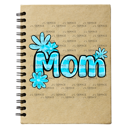 Mom Daisy Floral Blue PNG Design
